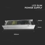 Sursă bandă LED 150W 12V 12.5A Metal Slim