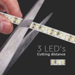 Bandă LED Cip SAMSUNG 2835 120 LED 12V IP20 6000K - Image 4