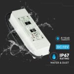 Sursă LED din Plastic Slim 100W IP67 12V - Image 2