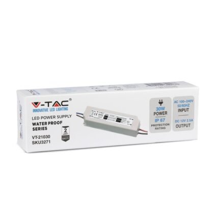 Sursă Alimentare LED din Plastic Slim 30W 12V IP67