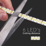 Bandă LED Cip SAMSUNG 2835 240 LEDs 24V IP20 6000K CRI95+ - Image 3