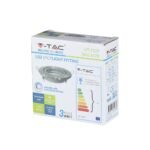 Carcasă pentru spoturi LED GU10, Rotund, Schimbare unghi, Nichel - Image 2