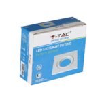 Carcasă albă pentru spoturi LED GU10, Pătrată - Image 2