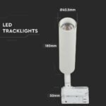 Proiector pe șină 7W LED Cip SAMSUNG Corp alb 5000K - Image 2