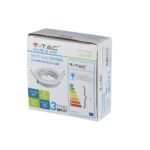Carcasă albă pentru spoturi LED GU10, Rotundă - Image 2