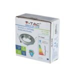 Carcasă pentru spoturi LED GU10, Rotund, Crom - Image 2