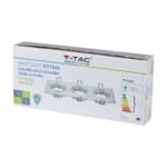 3 x Carcasă pentru spoturi LED GU10, Pătrat, Aluminiu - Image 2