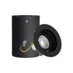 GU10 Carcasă Rotund Negru