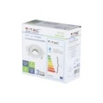 Carcasă pentru spoturi LED GU10 Rotundă, Alb - Image 2