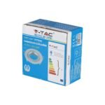 Carcasă pentru spoturi LED GU10 Rotundă, Gri argintiu - Image 2