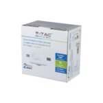 Carcasă pentru spoturi LED GU10 Pătrat Gypsum Alb 121 x 121 mm - Image 2