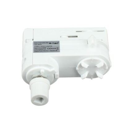 4 Lampă LED pe șină Adaptor Alb