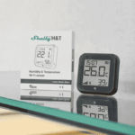 Shelly H&T Gen3, Senzor Smart Temperatură și Umiditate Wi-Fi cu Display E-Ink, Negru - Image 2