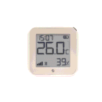 Shelly H&T Gen3, Senzor Smart Temperatură și Umiditate Wi-Fi cu Display E-Ink, Mocha