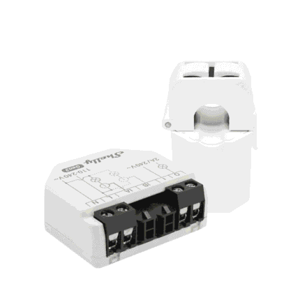 Shelly EM Gen3, Contor Smart de Energie 2 Canale, cu Releu