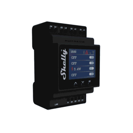 Shelly Pro 4PM V2, Releu Inteligent 4 Canale cu Monitorizare Consum
