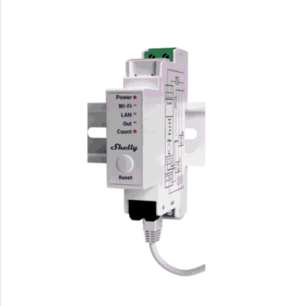 Shelly Pro EM-50, Contor Energie 2 Canale, 50A, cu Releu