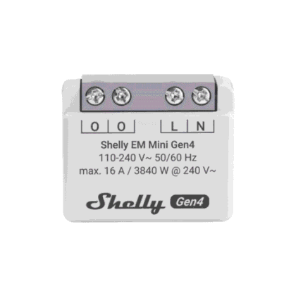 Shelly EM Mini Gen4, Contor Smart Consum Energie, 16A