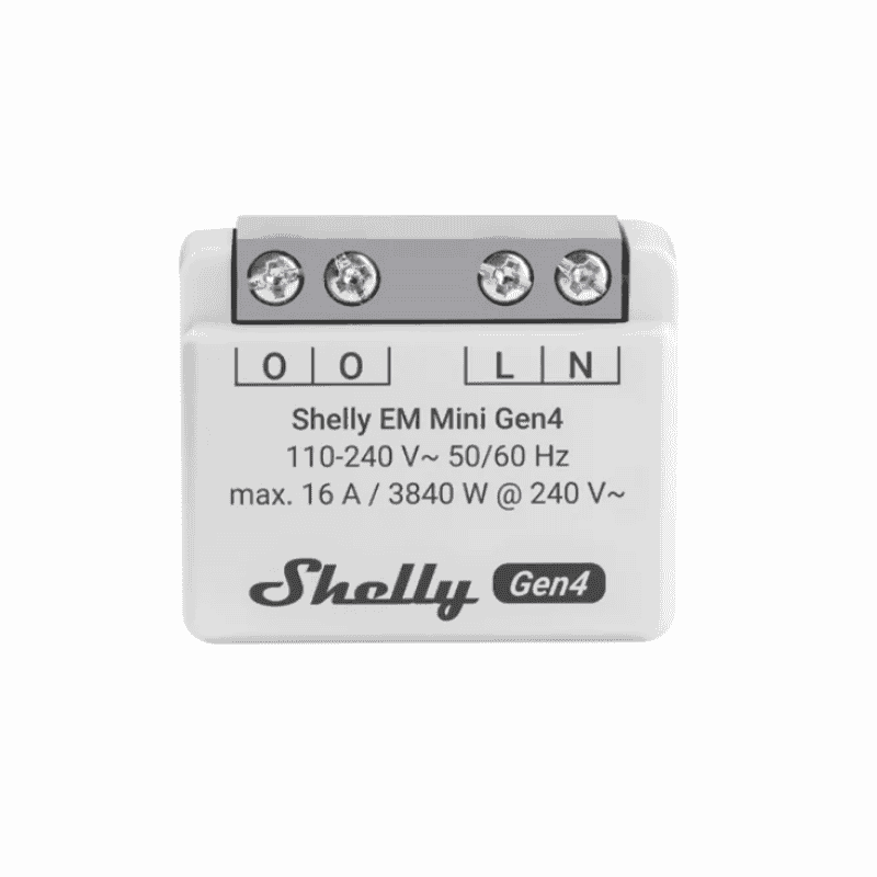 Shelly EM Mini Gen4, Contor Smart Consum Energie, 16A