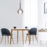 Pendul din Sticlă Dubla Gri+Alb Ф180mm - Image 2