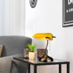 Lampă de masă comutator E27 Galben