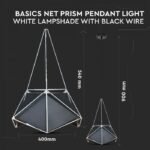 Pendulă Basics Net Prism Negru - Image 2