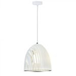 Pendulă Light Cone Prism Alb