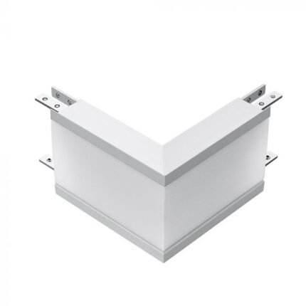 12W Conector Suspendat Exterior în L Alb 4000K