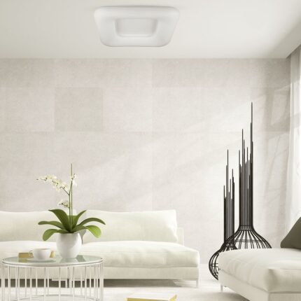 Pendulă Dublă 80W 3000K Dimabilă Triac Albă