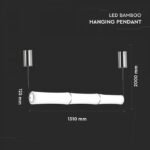 52W Pendul LED colecția Designer Triplu suspendat Triac Dimabil Alb 3000K - Image 2