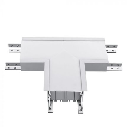 12W Conector Inferior în T Argintiu 4000K
