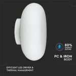 25W LED Designer Lumină de Perete Triac Dimabil Alb 3000K - Image 4