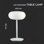 30W LED Designer Lampă de Birou Touch Dimabil Alb 3000K - Image 3