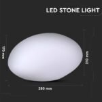 Lampă LED în formă de piatră RGB D28*21*17CM - Image 3