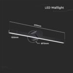 10W Oglindă cu Lumină LED Corp Negru 4000K - Image 3