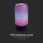 LED Lampă Ambientală 8W Compatibil cu Amazon Alexa și Google Home Corp Negru RGB - Image 4