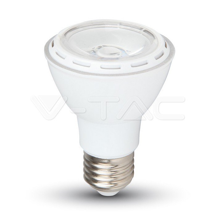 Bec LED 8W PAR20 E27, Alb rece