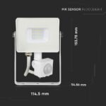 10W LED Proiector senzor Cip SAMSUNG funcție de decuplare Corp Alb 3000K - Image 4