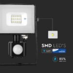 10W Proiector LED Senzor SAMSUNG Cip Cut-OFF Function Corp Negru 4000K - Image 5