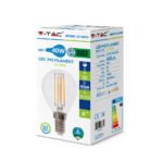 Bec LED 4W Filament E14 P45, Alb natural - Image 2