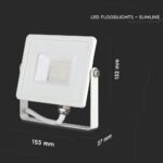 Proiector LED 20W Cip SAMSUNG SMD Corp Alb 6400K - Image 3