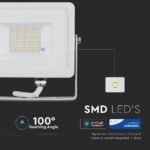 Proiector LED 20W Cip SAMSUNG SMD Corp Alb 6400K - Image 4