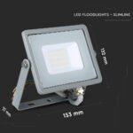 Proiector LED 20W Cip SAMSUNG SMD Corp Gri 6400K - Image 3