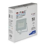 Proiector 50W LED Senzor Cip SAMSUNG Funcție de Cut-OFF Corp Alb 3000K - Image 3