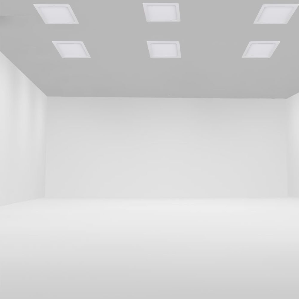 22W Panou LED Trimless Pătrat Alb rece