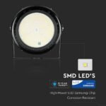 500W LED Proiector pentru teren de Sport Cip SAMSUNG și Driver Meanwell Dimabil 45° 5000K - Image 5