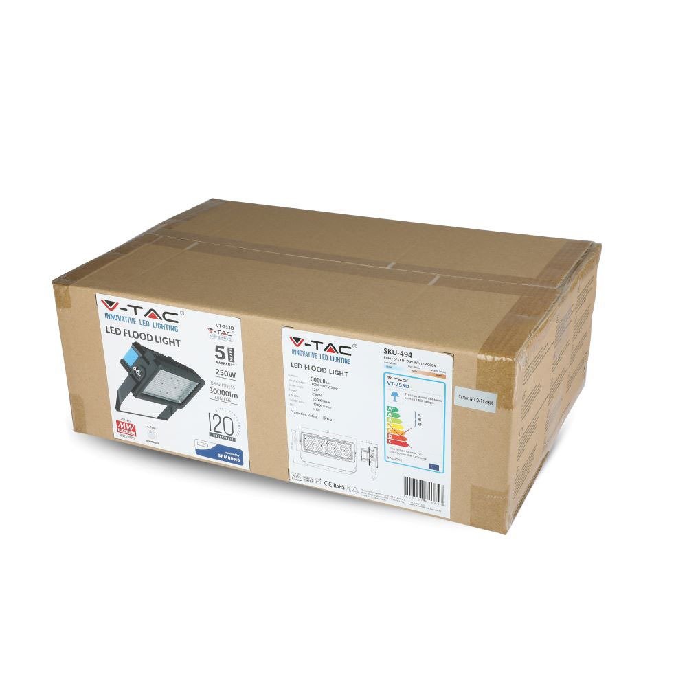 250W LED Proiector Cip SAMSUNG și Driver Meanwell 120’D 6000K