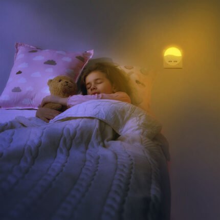 Lumină de noapte LED USB rotundă 3000K