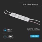 Module LED 1.5W 3LED SMD2835 Alb cald IP67 - Image 3