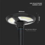 Lampa solara LED 1500lm, Telecomanda, Senzor miscare, 6400K - Image 11